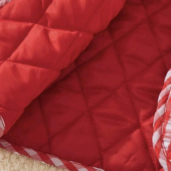 Vacation Woven Plaid Collared Belted Front Long Sleeve Loose Padded Coat Women - Picture 4 of 4